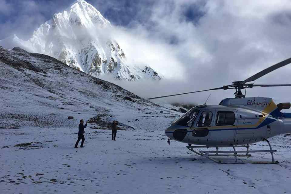 Everest Base Camp Trek Helicopter Return to Lukla